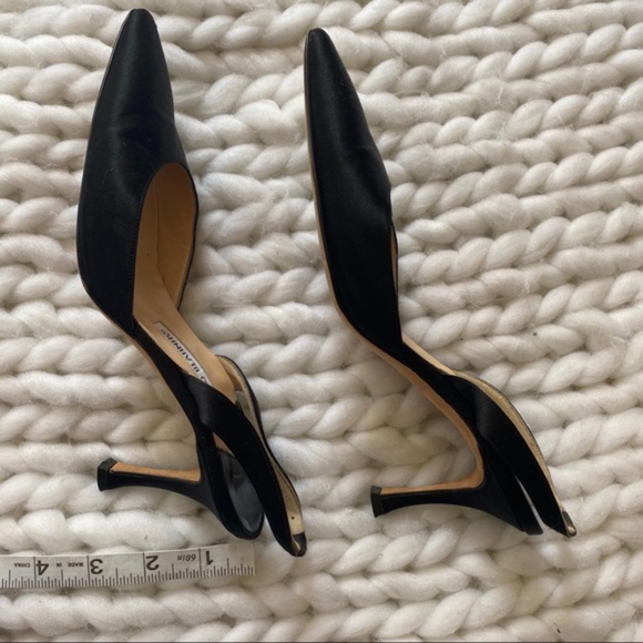 Manolo Blahnik Black Heels - Picture 3 of 9